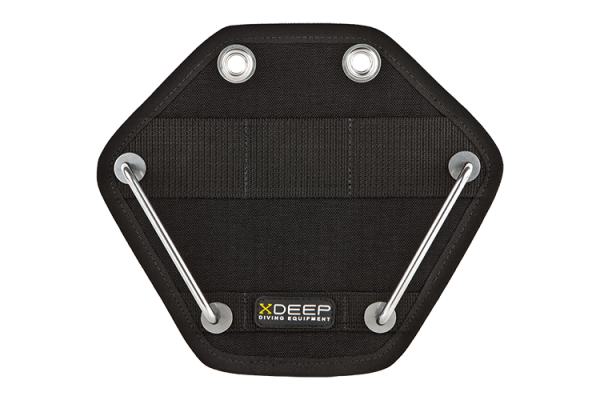 xDEEP Buttplate für Stahltank (Sidemount)