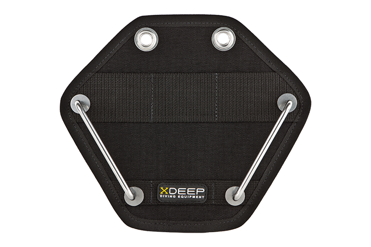 xDEEP Buttplate für Stahltank (Sidemount)